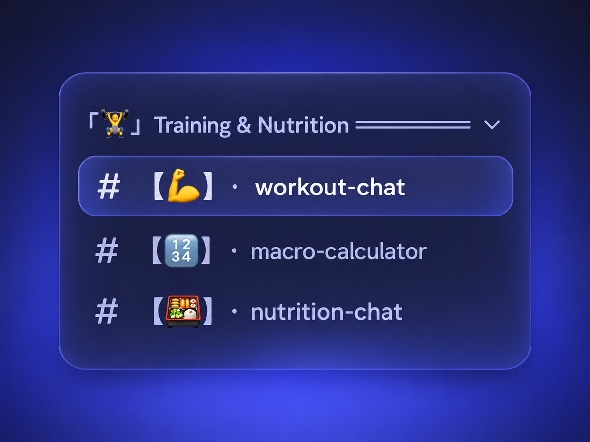 Training & Nutrition